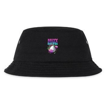 Happy Easter Easter Egg Floral - Kids’ Bucket Hat - black - Front