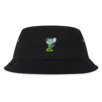 Mouse Teacher Pointer School - Kids’ Bucket Hat - black - Front