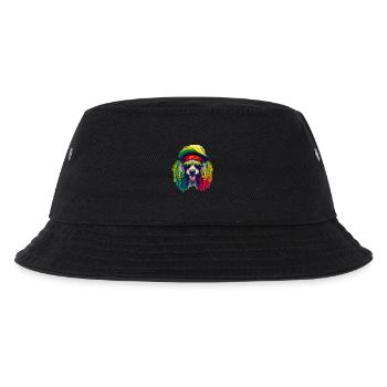 Cool Rasta Poodle Colorful - Kids’ Bucket Hat - black - Front