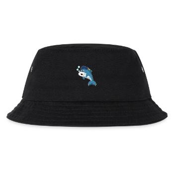 Delfin Student Diplom Universität - Kinder Bucket Hat - Schwarz - Vorne