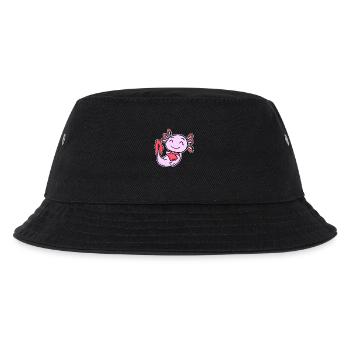 Axolotl Heart Love - Heart Motif - Bob Enfant - noir - Devant