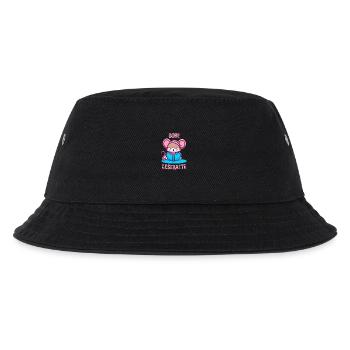 Süße Ratte liest ein Buch Leseratte - Kinder Bucket Hat - Schwarz - Vorne