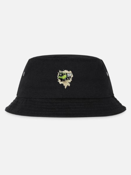 Multicar 25 - Kinder Bucket Hat - Schwarz