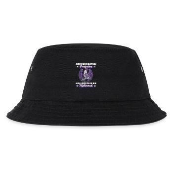 Motorrad Motorradfahrerin Bikerin Motorradtour - Kinder Bucket Hat - Schwarz - Vorne