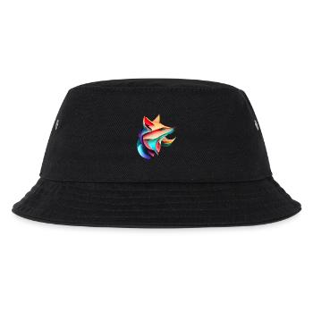 fuchs design elegant streifen harmonie - Kinder Bucket Hat - Schwarz - Vorne