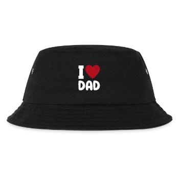 J’aime le cœur de papa - Bob Enfant - noir - Devant