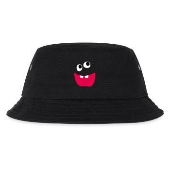 Vilain Monstre Rire Dents Enfants Bande Dessinée Drôle - Bob Enfant - noir - Devant