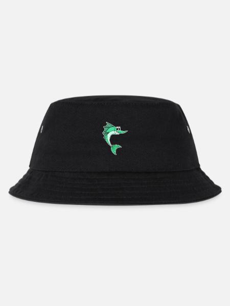 Niedlicher Schwertfisch - Kinder Bucket Hat - Schwarz