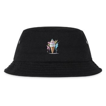 Ice cream - Kids’ Bucket Hat - black - Front