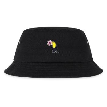 Tukan Lilie  - Kinder Bucket Hat - Schwarz - Vorne