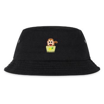 Monkey Laptop - Kids’ Bucket Hat - black - Front