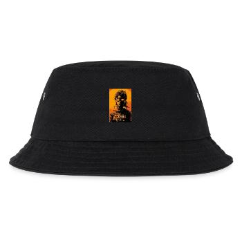 Techno Cyber Rebellin - Kinder Bucket Hat - Schwarz - Vorne