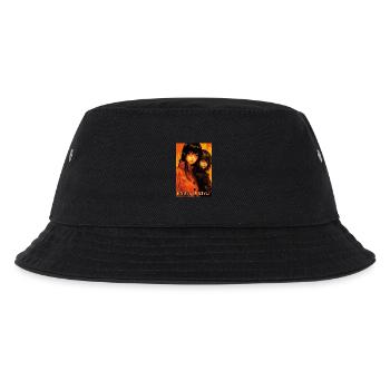 Rebellen mit Stil: Anime-Mädchen - Kinder Bucket Hat - Schwarz - Vorne