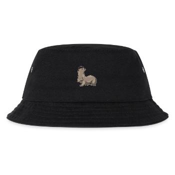 Otter Painter Brush Painting - Kids’ Bucket Hat - black - Front