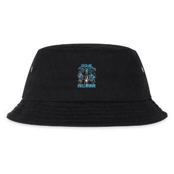 Outlaw Hellrider Motorradfahrer - Kinder Bucket Hat - Schwarz - Vorne