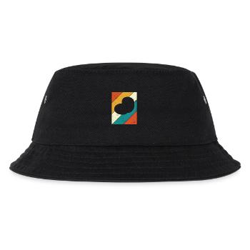 Kartoffel Kartoffelbrei Retro Geschenk - Kinder Bucket Hat - Schwarz - Vorne