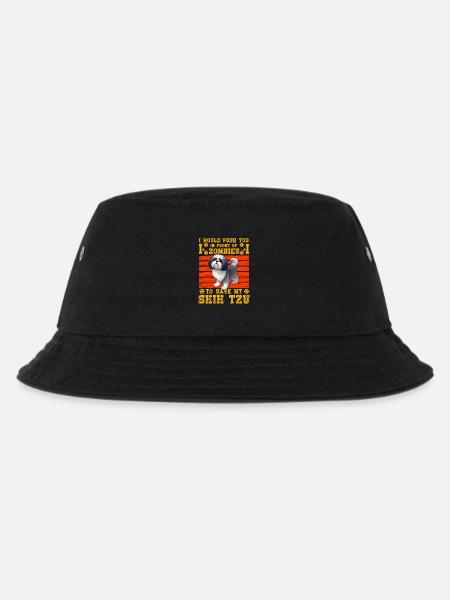 Shih Tzu - Kids’ Bucket Hat - black