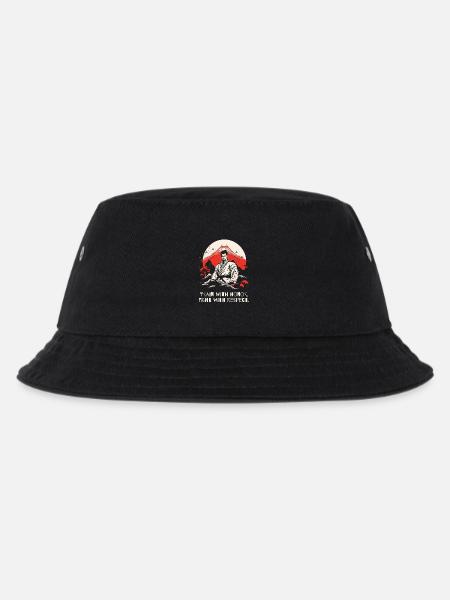 Trainiere mit Ehre, Kampf mit Respekt: Karate Dojo - Kinder Bucket Hat - Schwarz