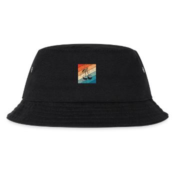 Cherry Fruit Retro Fruits Red Gift - Kids’ Bucket Hat - black - Front