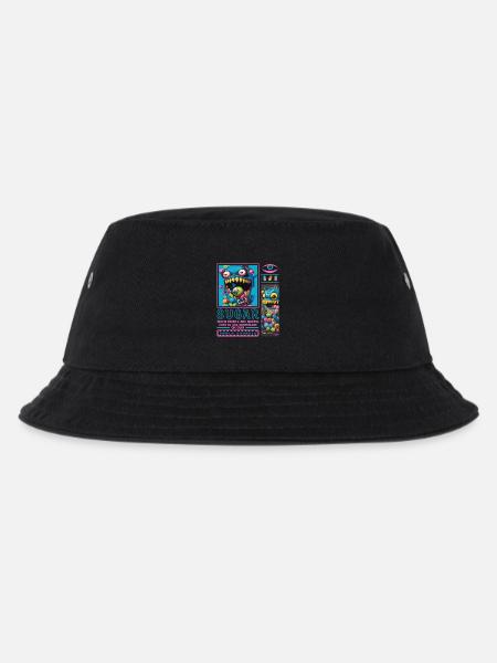 Süßigkeiten Monster - Kinder Bucket Hat - Schwarz