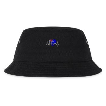 Sydney Skyline Heartbeat Australie Flag Heart - Bob Enfant - noir - Devant