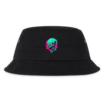 Wütende Alien-Invasion - Kinder Bucket Hat - Schwarz - Vorne