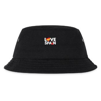 Love Spain - Ich liebe Spanien - Kinder Bucket Hat - Schwarz - Vorne