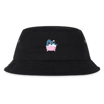 Dolphin Bathing Bathtub - Kids’ Bucket Hat - black - Front