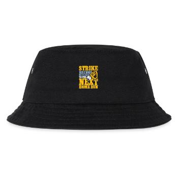 Strike brings me closer to the next home run - Kinder Bucket Hat - Schwarz - Vorne