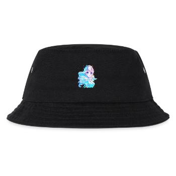 Eisprinzessin - Eiskalte Anime Schönheit - Kinder Bucket Hat - Schwarz - Vorne