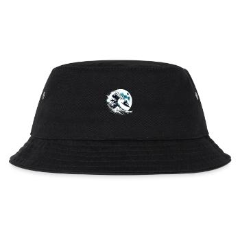 Astronaut Surfer Moon Surfer - Kids’ Bucket Hat - black - Front