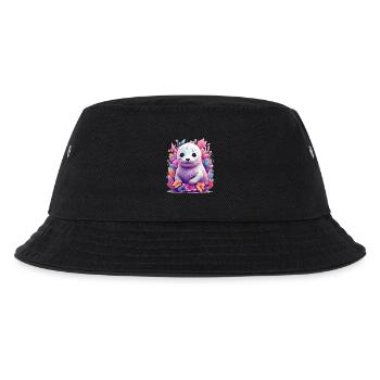 Süßer Seehund - Kinder Bucket Hat - Schwarz - Vorne