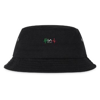 Mailand Skyline Italien Herzschlag Fan Love Milano - Kinder Bucket Hat - Schwarz - Vorne