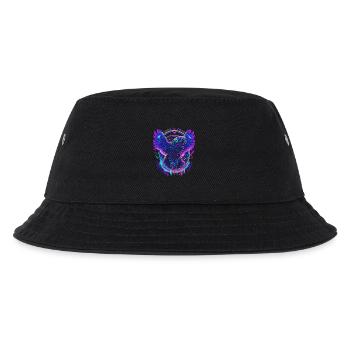 Fliegender Adler Synthwave - Kinder Bucket Hat - Schwarz - Vorne