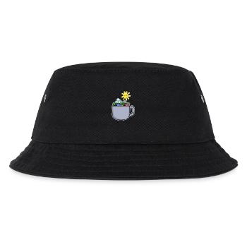 Berg Berge Gipfel Kaffee - Kinder Bucket Hat - Schwarz - Vorne