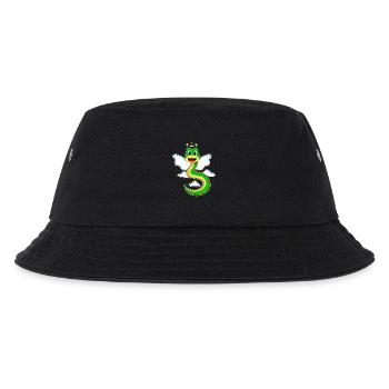 Schlange Engelsflügel - Kinder Bucket Hat - Schwarz - Vorne