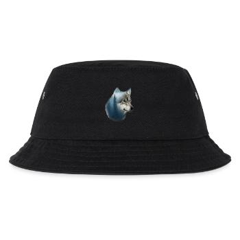 Wolf - Kinder Bucket Hat - Schwarz - Vorne