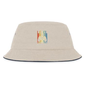 Level 30 30. Videospieler-Geburtstag freigeschaltet - Kinder Bucket Hat - Natur/Navy - Vorne