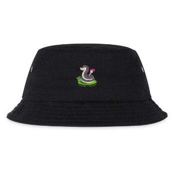 Schlange Maler Pinsel Malen - Kinder Bucket Hat - Schwarz - Vorne