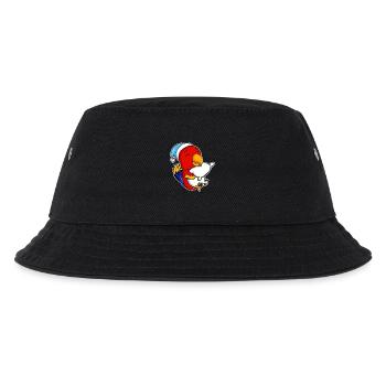 Perroquet avec oreiller et bonnet somnolent - Bob Enfant - noir - Devant