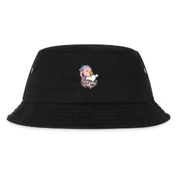 Autruche avec oreiller et bonnet de sommeil - Bob Enfant - noir - Devant