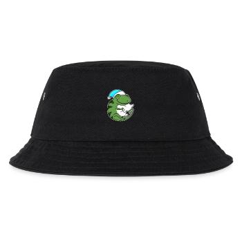 Caméléon avec oreiller et bonnet de sommeil - Bob Enfant - noir - Devant