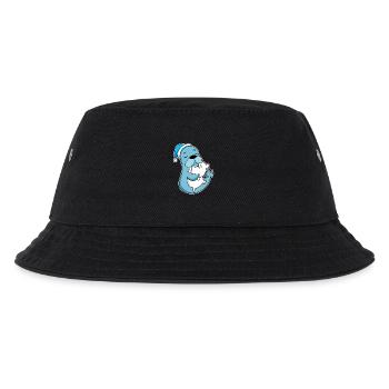 Lion de mer avec oreiller et bonnet somnolent - Bob Enfant - noir - Devant