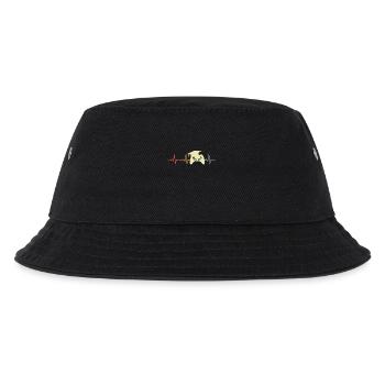 Spielprogrammierer Herzschlag - Kinder Bucket Hat - Schwarz - Vorne