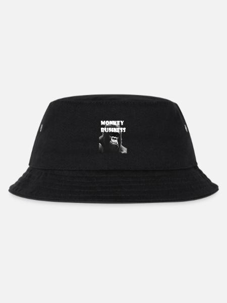 Monkey Business - Kids’ Bucket Hat - black