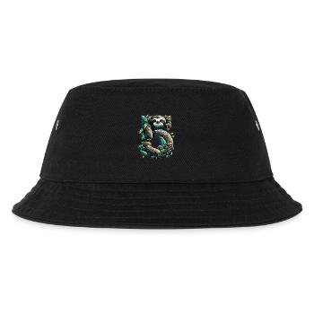 5 Jahre Faultier 5. Geburtstag Geschenk - Kinder Bucket Hat - Schwarz - Vorne
