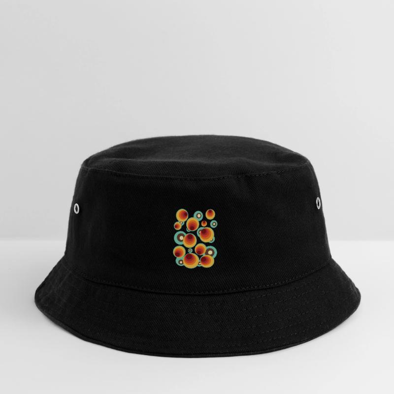 50s 60s Retro Pattern Circle Style Pattern Kids’ Bucket Hat