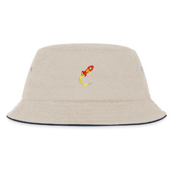 Motif de fusée - Bob Enfant - blanc cassé/bleu marine - Devant