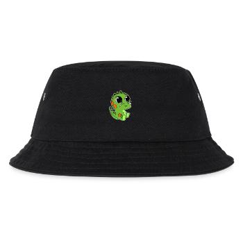 Dino Motiv Dinosaurier Baby Kleinkind - Kinder Bucket Hat - Schwarz - Vorne