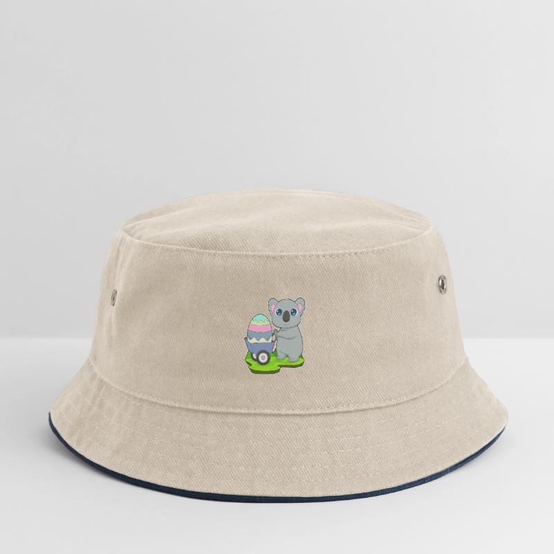Koala Easter Easter Egg Wheelbarrow Kids’ Bucket Hat